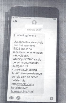 Vals sms bericht-3