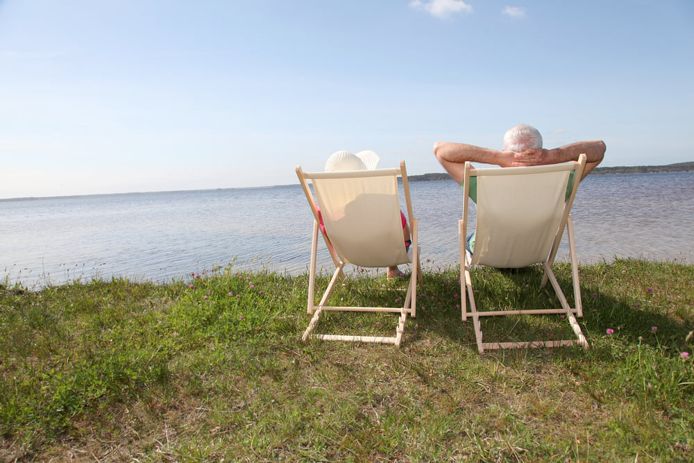 relaxen bij het water